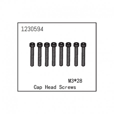 ABSIMA CAP HEAD SCREW M3X28