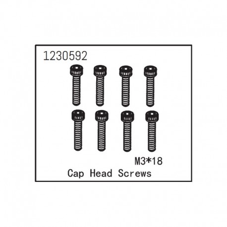 ABSIMA CAP HEAD SCREW M3X18