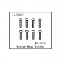 ABSIMA BUTTON HEAD SCREW M2.5X14