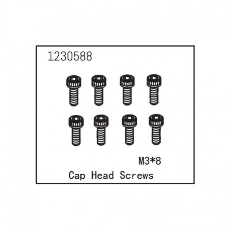 ABSIMA CAP HEAD SCREW M3X8
