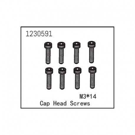ABSIMA CAP HEAD SCREW M3X14