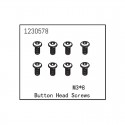 ABSIMA BUTTON HEAD SCREW M3X8