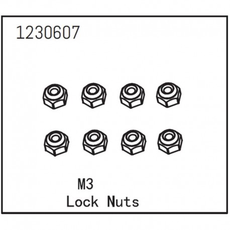ABSIMA LOCK NUT M3