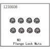 ABSIMA FLANGE LOCK NUT M3
