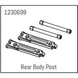 ABSIMA REAR BODY POST - KHAMBA