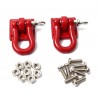 GRILLETES DE REMOLQUE PARA CRAWLER RC (RED)