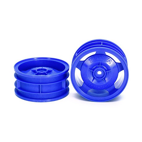 TAMIYA 4WD FRONT STAR-DISH WHEEL (BLUE)