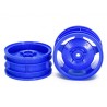 TAMIYA 4WD FRONT STAR-DISH WHEEL (BLUE)