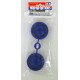 TAMIYA 4WD FRONT STAR-DISH WHEEL (BLUE)