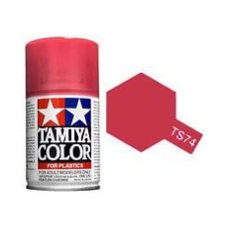 TAMIYA TS74 ROJO TRANSLUCIDO