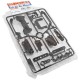 TAMIYA TOP FORCE J PARTS BLACK
