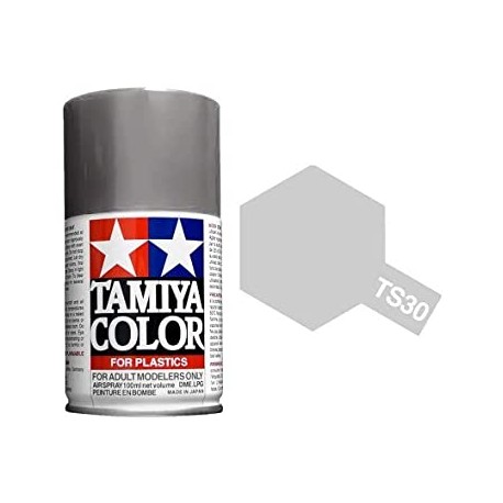 TAMIYA TS30 PLATA METALICO BRILLANTE