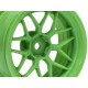HPI TECH 7 WHEEL GREEN 52X26X+6MM OFFSET (2PCS)