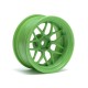 HPI TECH 7 WHEEL GREEN 52X26X+9MM OFFSET (2PCS)