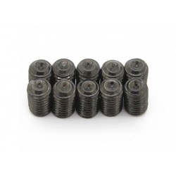 SCREW GRUB HEX 5X8MM STEEL BLACK (10 PCS)