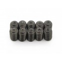 SCREW GRUB 5X8MM STEEL BLACK (10 PCS)