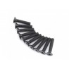 SCREW COUNTERSUNK HEX 4X20MM STEEL BLACK