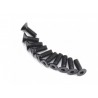 SCREW COUNTERSUNK HEX 4X12MM STEEL BLACK