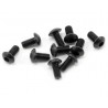 SCREW BUTTON HEAD HEX 3X6MM STEEL BLACK (10 PCS)