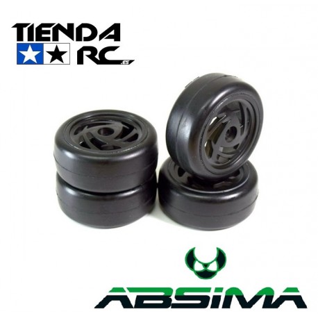 ABSIMA SLICK WHEEL SET RONIN (BLACK)