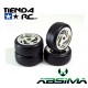 ABSIMA SLICK WHEEL SET RONIN (CHROME)