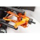 YEAH RACING BALL BEARING ALUMINUM C-HUB SET FOR HPI RS4 SPORT3 ORANGE