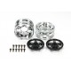 TAMIYA 5 SPOKE 2-PIECE WHEELS (BLACK)