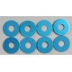 TAMIYA 0.75MM WHEEL SPACER (BLUE/8PCS)
