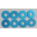 TAMIYA 0.75MM WHEEL SPACER (BLUE/8PCS)