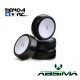 ABSIMA SLICK WHEEL SET DISC (WHITE)