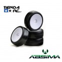 ABSIMA SLICK WHEEL SET DISC (WHITE)