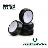 ABSIMA SLICK WHEEL SET DISC (WHITE)
