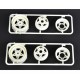 TAMIYA R- PARTS WHEELS REAR (2)
