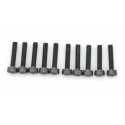 SCREW SOCKET HEAD HEX M3X14 STEEL BLACK (10PCS)