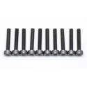 SCREW SOCKET HEAD HEX M3X16 STEEL BLACK (10PCS)