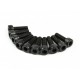 SCREW SOCKET HEAD HEX M3X10 STEEL BLACK (10PCS)