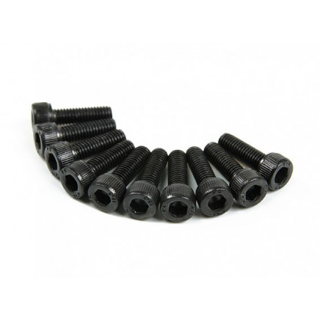SCREW SOCKET HEAD HEX M3X10 STEEL BLACK (10PCS)