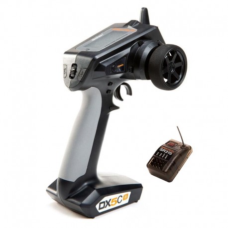 SPEKTRUM DX5C 5 CANALES AVC 2.4 GHZ DSMR  CON RECEPTOR SR6100AT