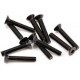 SCREW COUNTERSUNK HEX 3X18MM STEEL BLACK (10 PCS)