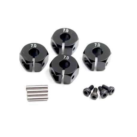 HEXAGONOS DE RUEDA ALUMINIO 7.0 BLACK
