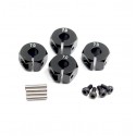 HEXAGONOS DE RUEDA ALUMINIO 7.0 BLACK