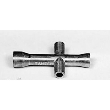 TAMIYA LLAVE DE TUBO CRUZETA 7.0 / 5.5 / 5.0 / 4.0 MM