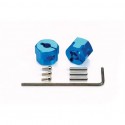 TAMIYA CLAMP TYPE ALUMINUM WHEEL HUB (9MM THICK/2PCS)