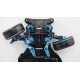 YEAH RACING ALUMINUM RWD LARGE ANGLE STEERING RACK FOR TAMIYA TT02