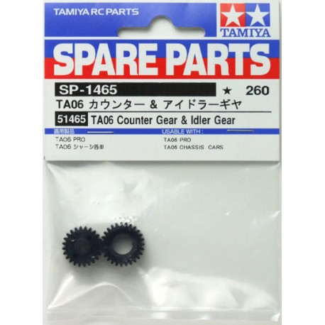 TA06 COUNTER GEAR & IDLE GEAR