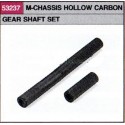 TAMIYA M-CHASSIS HOLLOW CARBON GEAR SHAFT SET