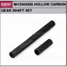 TAMIYA M-CHASSIS HOLLOW CARBON GEAR SHAFT SET