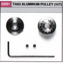 TAMIYA TA03 ALUMINUM PULLEY (15T)