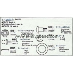 TAMIYA SCREW BAG B 4WD