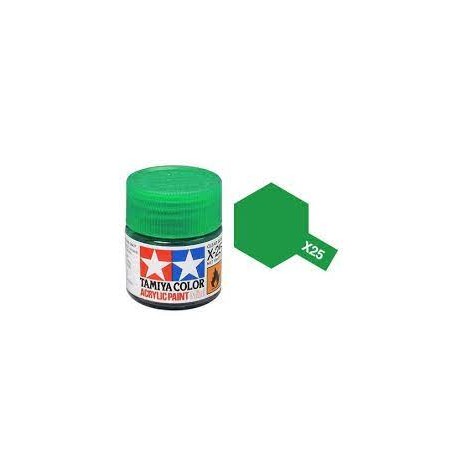 TAMIYA X25 VERDE TRANSLUCIDO